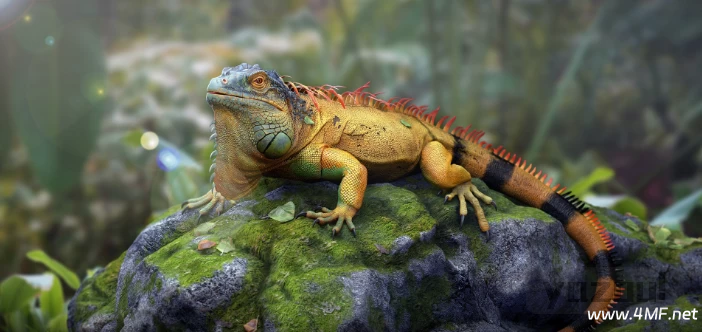 影视动物角色《蜥蜴的凝望》CG全流程制作教程 - 带素材